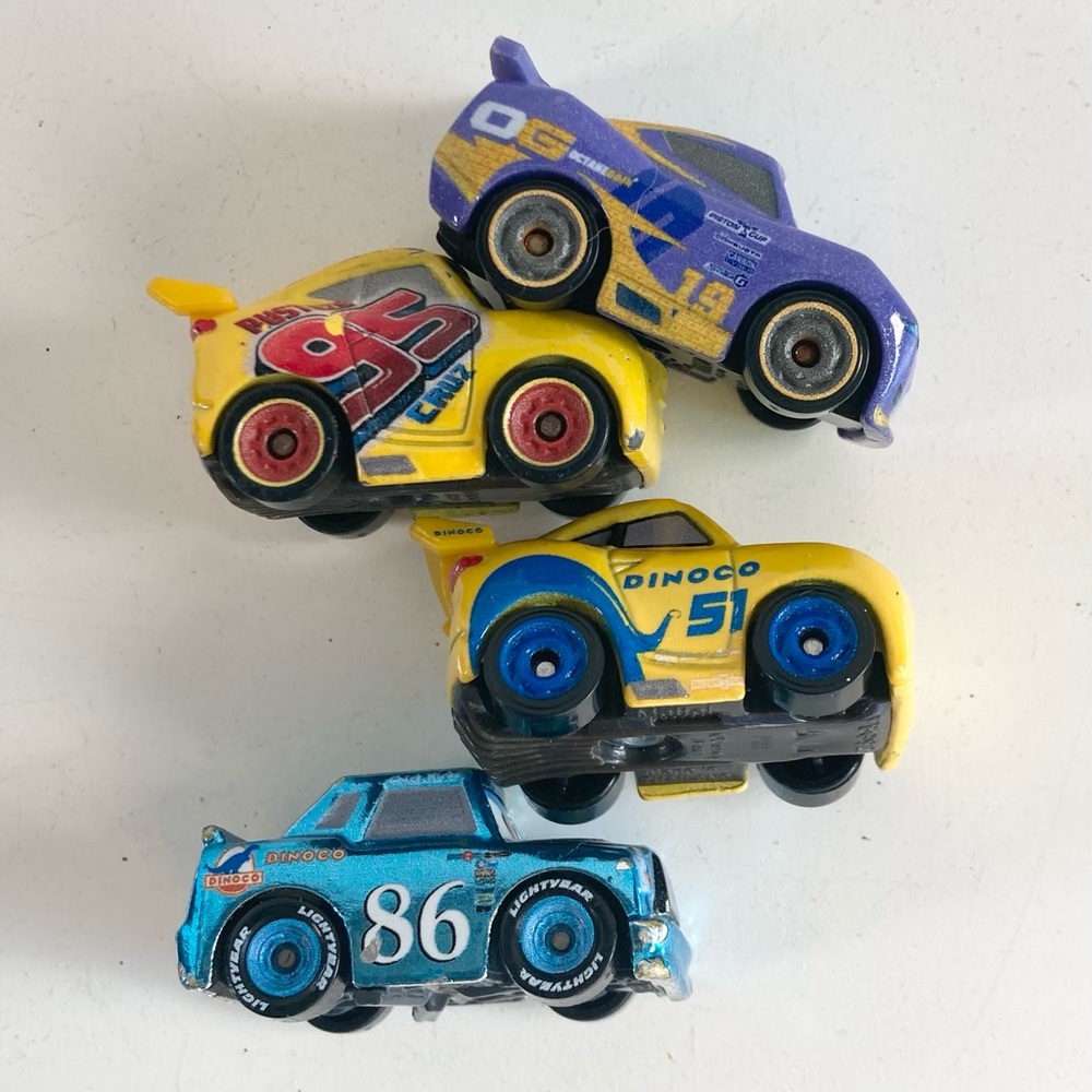 Disney Pixar Cars Movie Mini Racers Diecast Cars Toys Lot of 4 - Picture 14 of 14